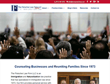 Tablet Screenshot of immigrate2usa.com